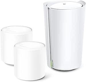 TP-Link Deco X73-DSL(3-pack), AX5400 Mbps, Dual-Band, Gigabit Ethernet Portları, 150 Cihaza Kadar Bağlantı, 660 m² ‘ye Kadar Kapsama, Fiber Destekli Wi-Fi 6 VDSL Mesh Modemi