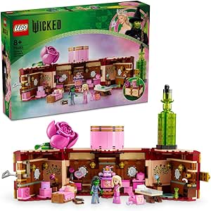 LEGO Wicked Glinda ve Elphaba’nın Yurdu 75683-8 Yaş ve Üzeri Çocuklar için 2 Mini Bebek İçeren Fantastik Oyuncak Yapım Seti (740 Parça)