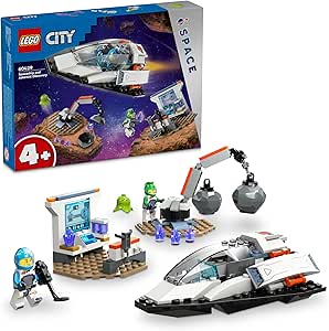 LEGO City Uzay Gemisi ve Asteroit Keşfi 60429-4 Yaş ve Üzeri Çocuklar için Uzay Laboratuvarı İçeren Yaratıcı Oyuncak Yapım Seti (126 Parça)