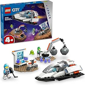 LEGO City Uzay Gemisi ve Asteroit Keşfi 60429-4 Yaş ve Üzeri Çocuklar için Uzay Laboratuvarı İçeren Yaratıcı Oyuncak Yapım Seti (126 Parça)