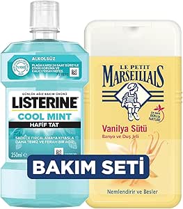 Listerine Cool Mint Hafif Tat 250 ml + LPM Vanilya Sütü 250 ml