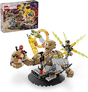 LEGO | Marvel Örümcek Adam Kum Adam’a Karşı: Son Savaş 76280 – 10 Yaş ve Üzeri Süper Kahraman Seven Çocuklar için Yaratıcı Oyuncak Yapım Seti (347 Parça)