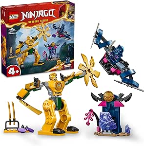 LEGO NINJAGO Arin’in Savaş Robotu 71804-4 Yaş ve Üzeri Çocuklar için Arin Minifigürü İçeren Yaratıcı Oyuncak Yapım Seti 71804 (104 Parça)