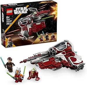 LEGO Star Wars: Klon Savaşları Ahsoka’nın Jedi Interceptor’ı 75401-8 Yaş ve Üzeri Kız ve Erkek Çocuklar için Yaratıcı Oyuncak Yapım Seti, Doğum Günü Hediyesi (290 Parça)