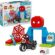 LEGO DUPLO Spin’in Motosiklet Macerası 10424, 2 Yaş ve Üzeri Çocuklar İçin Örümcek Adam Figürü İçeren Eğitici Oyuncak Yapım Seti (24 Parça)
