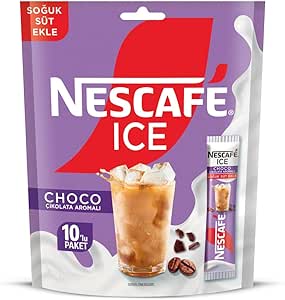 NESCAFÉ Milky Ice Choco Çikolata Aromalı 10’lu Paket (10×10.6 G)