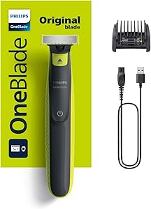 Philips OneBlade QP2724/20 Yüz Hibrit Tıraş Makinesi, Misket Limonu Yeşili, Kömür Grisi