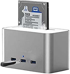 Codegen Alüminyum USB3.0 3.5-2.5 HDD Sata 3 Port USB Hub Dock İstasyonu