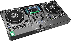 Numark Mixstream Pro Go Amazon Müzik Özellikli Pille Çalışan, Hoparlörlü DJ Kontrol Ünitesi/Player