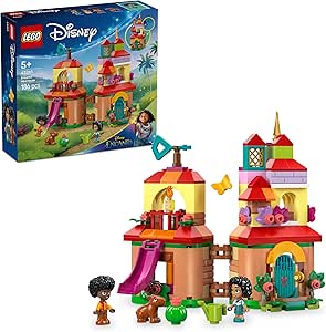 LEGO ǀ Disney Mini Enkanto Evi 43261-5 Yaş ve Üzeri Prenses Seven Kız ve Erkek Çocuklar için Yaratıcı Oyuncak Yapım Seti, Doğum Günü Hediyesi (186 Parça)