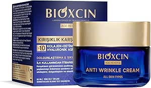 BİOXCİN Age Reverse Kırışıklık Karşıtı Krem 50 ML -%10 Retinol, Kolajen Dolgunluk, Sıkılık