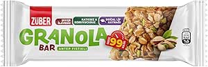 Züber Granola Bar Antep Fıstıklı, 25Gr, 15 Adet