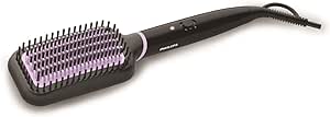 Philips Düzleştirici Tarak, Turmalin Seramik Kaplama, ThermoProtect Teknolojisi, Geniş Fırça, 2 Isı Ayarı, 1.8 m Dönebilen Kablo, Hızlı Isınma, Doğal Düzlük, BHH880/00