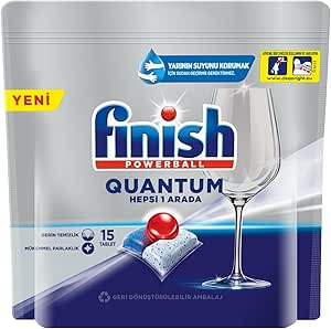 Finish Quantum 15 Tablet Bulaşık Makinesi Deterjanı
