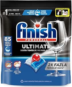Finish Ultimate 85 Kapsül Bulaşık Makinesi Deterjanı Tableti (1 x 85 Kapsül)