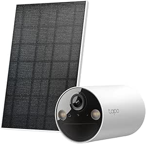 TP-Link Tapo C410 KIT, 2K 3MP, Renkli Gece Görüşü, Şarj Edilebilir, IP65 Sertifikalı, Yerel/Bulut Depolama, 110° Açılı, Güneş Paneli Dahil, Kablosuz Bataryalı Güvenlik Kamerası Kiti