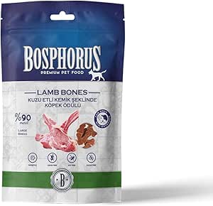 BOSPHORUS Kuzu Etli Kemik Şeklinde Köpek Ödülü, 80 Gram