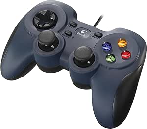 Logitech G F310 Kablolu Gamepad, Özel 4 Tuşlu Hassas D-Pad, 1,8 m Kablo Uzunluğu, Lacivert