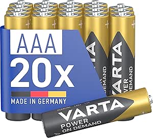 VARTA POWER ON DEMAND AAA BLI 20 Adet
