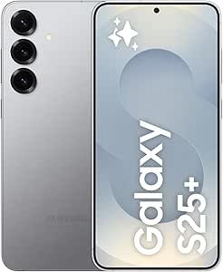 Samsung Galaxy S25+, Yapay Zeka (AI) Telefon, 12GB RAM, 512GB Hafıza, Gümüş, Android Akıllı Telefon, 50MP Kamera, Uzun Pil Ömrü (Samsung Türkiye Garantili)