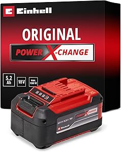 Einhell 18V 5,2 Ah Power-X-Change Plus, Akü