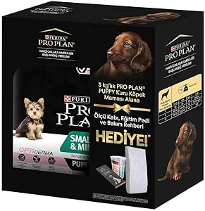Pro Plan mini puppy somonlu yavru köpek maması 3 kg hediyeli paket