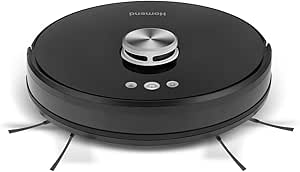 Homend Alex Laser Pro+ 1283H Siyah Moplu ve Haritalamalı Akıllı Robot Süpürge