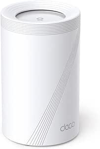 TP-Link Deco BE65(1-pack), BE9300 Mbps, 4 × 2.5 Gbps Portlar, 320 MHz Kanallar, 6 GHz Bandında Çalışır, 200 Cihaza Kadar Bağlanılabilirlik, VPN, WPA3, Üç Bantlı Wi-Fi 7 Mesh Sistemi