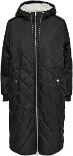 ONLY Kadın ONLNEWSANDY QUILT COAT CC OTW Mont, Siyah, XS
