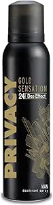 📌 Privacy Gold Men Erkek Deodorant, 150 ml