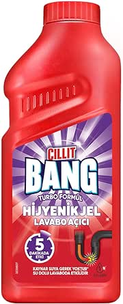 Cillit Bang Turbo Hijyenik Jel Lavabo Açıcı 500ml