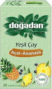 Dogadan Yeşil Çay Açai Ananaslı 20’Li