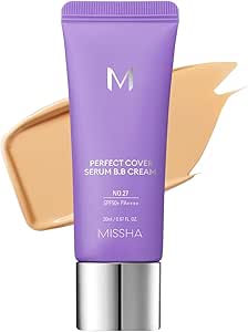 MISSHA Yaşlanma Karşıtı Bakım ve Aydınlık Görünüm Sunan M Perfect Cover Serum BB Cream (No:27)