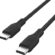 Belkin USB-C USB-C USB-IF Sertifikalı Çift Örgülü Data ve Şarj Kablosu, 100W, 2 Metre, 25000 Bükülmeye kadar dayanıklı, Siyah