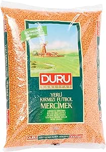 Duru Bakliyat Kırmızı Futbol Mercimek, 2kg