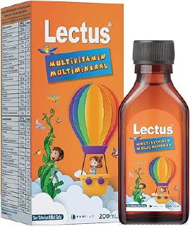 Lectus Multivitamin Multimineral Şurup 200 Ml