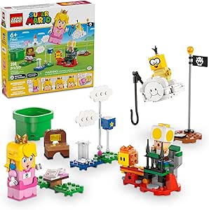 LEGO Super Mario İnteraktif LEGO Peach ile Maceralar 71441 – – 6 Yaş ve Üzeri Çocuklar için Koleksiyonluk Yaratıcı Oyuncak Yapım Seti (208 Parça)