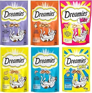 Dreamies Karışık Ödül Maması Paketi 60 gr x 24, Kedi Ödül Mama