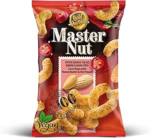 Master Nut Fıstık Ezmeli Acı Biberli Mısır Cipsi 165 gr