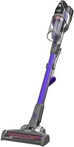 Black + Decker BHFEV362DP 36V Kablosuz Dikey Süpürge Pet Başlıklı, Mor