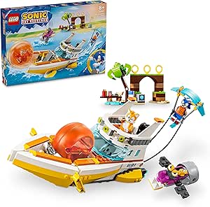 LEGO Sonic the Hedgehog Tails’in Macera Teknesi 76997 – 8 Yaş ve Üzeri Kız ve Erkek Çocukları İçin Video Oyunu Karakterleri İçeren Oyuncak Yapım Seti, Çocuklar için Doğum Günü Hediyesi (393 Parça)