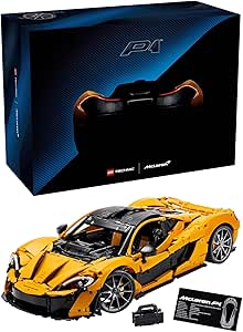 LEGO Technic McLaren P1 42172, Otomobil Tutkunu Yetişkinler için Sergilenebilir Araba Modeli Yapım Seti (3893 Parça) ÇOK RENKLİ