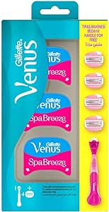Gillette Venus Comfortglide Spa Breeze Kadın Tıraş Makinesi ve 4 Adet Yedek Tıraş Bıçağı