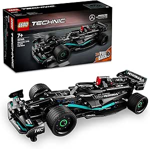 LEGO Technic Mercedes-AMG F1 W14 E Performance Pull-Back 42165-7 Yaş ve Üzeri Çocuklar için Koleksiyonluk Yaratıcı Yarış Arabası Model Yapım Seti, Doğum Günü Hediyesi Fikri (240 Parça)