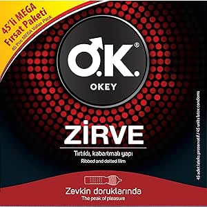 Okey Zirve Prezervatif 45’li