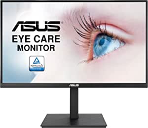 ASUS VA27AQSB 27 IPS Freesync 2560X1440 1MS(Mprt) 75Hz Dp HDMI USB MM Vesa 3 Yıl Eyecare, Flicker-Free, Çerçevesiz, Düşük Mavi Işık, Pivot Monitör