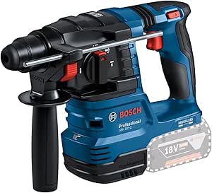 Bosch Professional GBH 185-LI Akülü SDS-Plus Kırıcı Delici (18 Volt, SOLO, 1,9 J, Betonda Delme Çapı: 22 mm, Karton Kutuda, Akü dahil değildir)