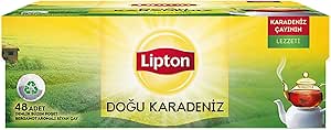 Lipton Doğu Karedeniz Demlik Poşet Siyah Çay, 48’li Paket 153 Gr