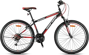 Geroni MAGNUM – 24″ – MTB – 14′ – 21 Vites – V.B – Mat Siyah-Kırmızı/Gri