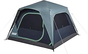 Coleman Instant Skylodge Hızlı ve Kolay Kurulum 4 Kişilik Kamp Çadırı Geniş Kapılı, Yüksek tavan 4 kişilik Çadır